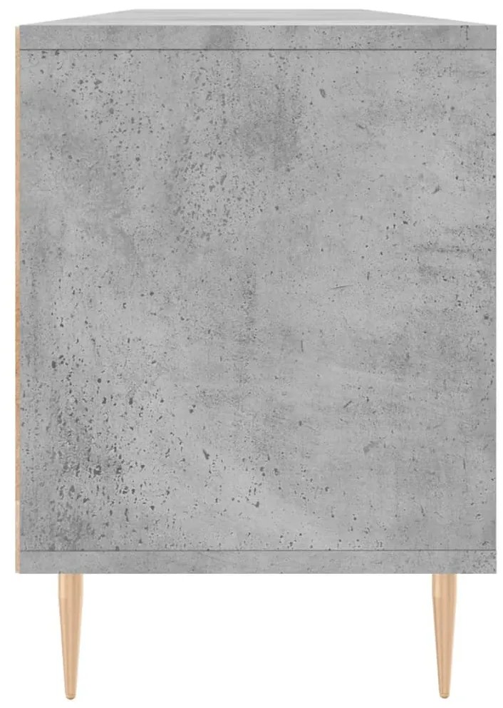 Mobile TV Grigio Cemento 150x30x44,5 cm Legno Multistrato