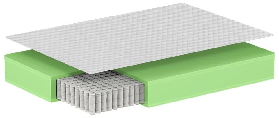 Materasso per bambini in schiuma/molle 140x200 cm ROYAL - Vipack