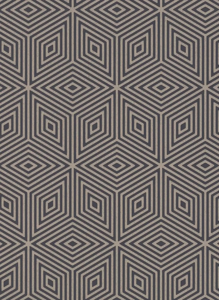 Paint & Paper Library Carta da parati Marquetry Tile - Kohl