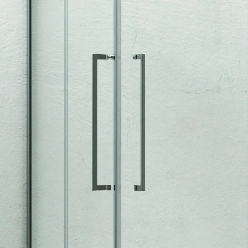 Cabina doccia 130x80 angolare due ante battenti KT1000 - KAMALU