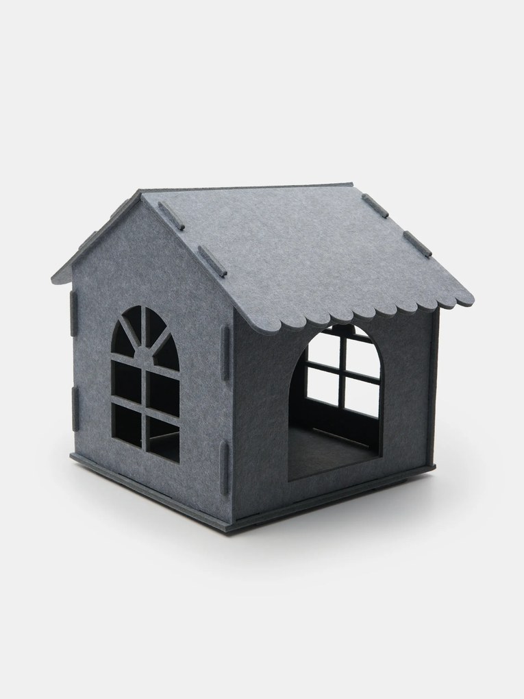 Sinsay - Casetta in feltro per animali - grigio scuro