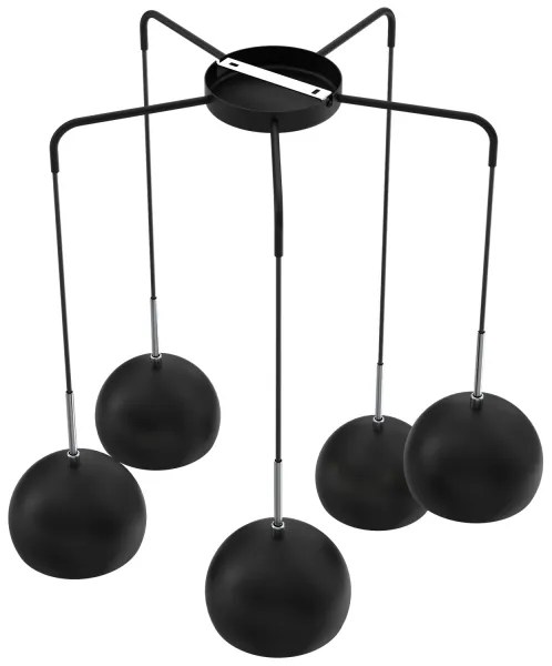 Lampadario a sospensione con filo COOL 5xE27/60W/230V