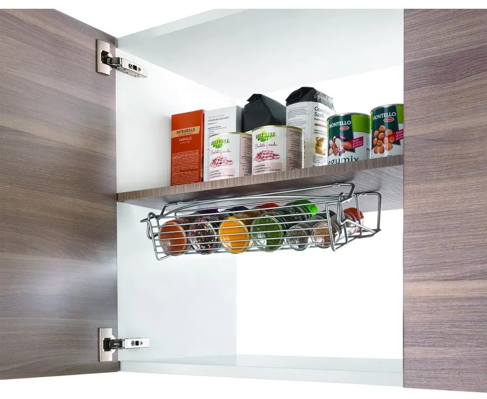 Portaspezie sospeso Swing in acciaio inox - Metaltex