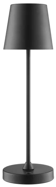 Brilliant - Lampada da tavolo touch ricaricabile e dimmerabile ELORA LED/2,5W/5V 2700K IP44 nera