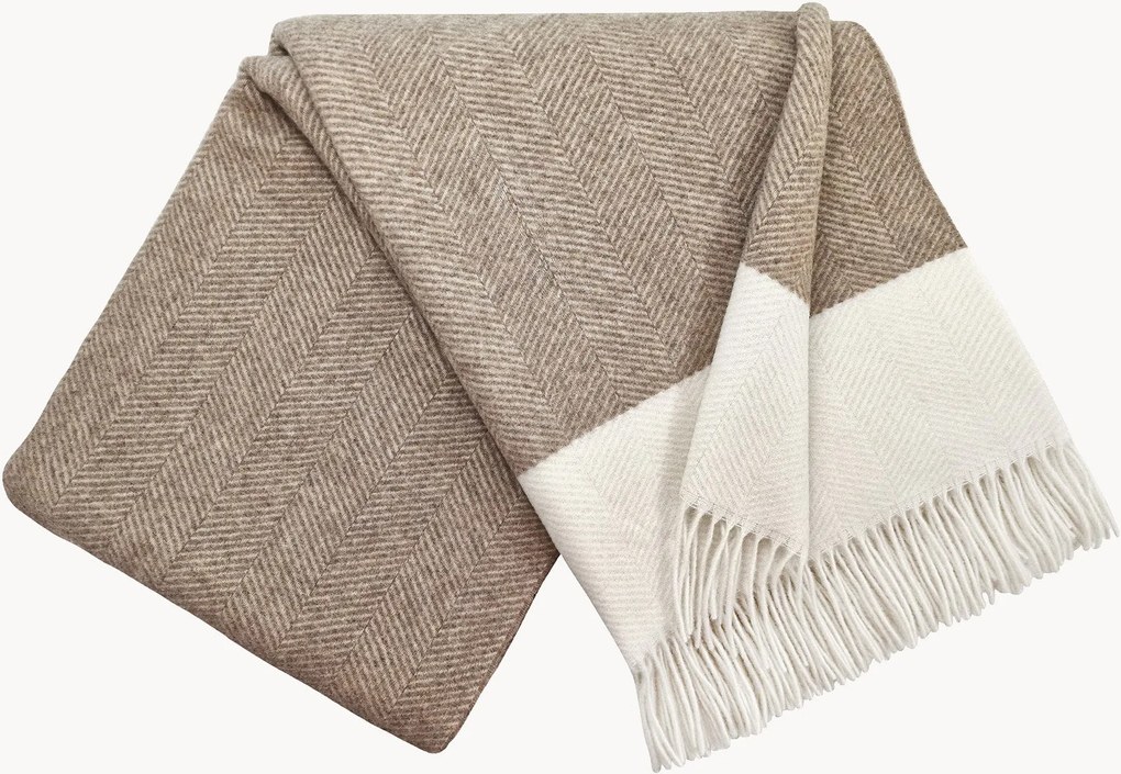 Coperta in lana con cashmere Faro