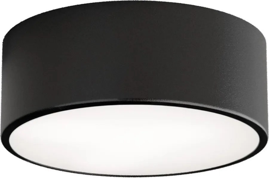 Plafoniera con sensore CLEO 1xE27/40W/230V Ø 20 cm, nera
