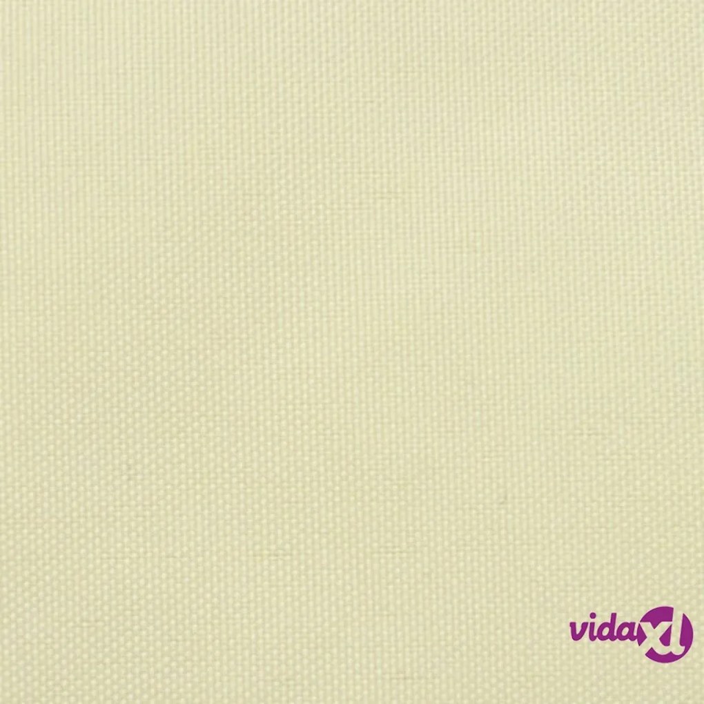 vidaXL Paravento da Balcone in Tessuto Oxford 90x600 cm Crema