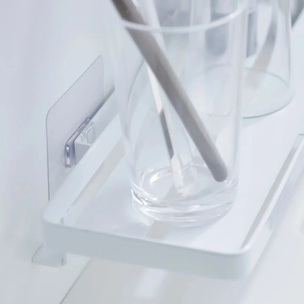 Mensola da bagno senza foratura bianco opaco in acciaio Film Hook – YAMAZAKI