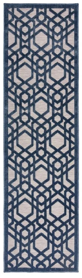 Tappeto blu per esterni 66x230 cm Oro - Flair Rugs