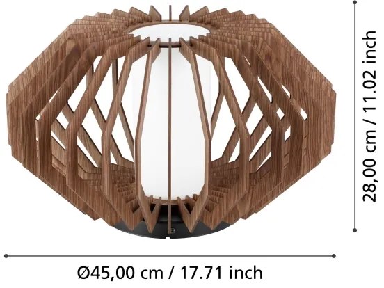 Eglo 900385 - Plafoniera RUSTICARIA 1xE27/40W/230V