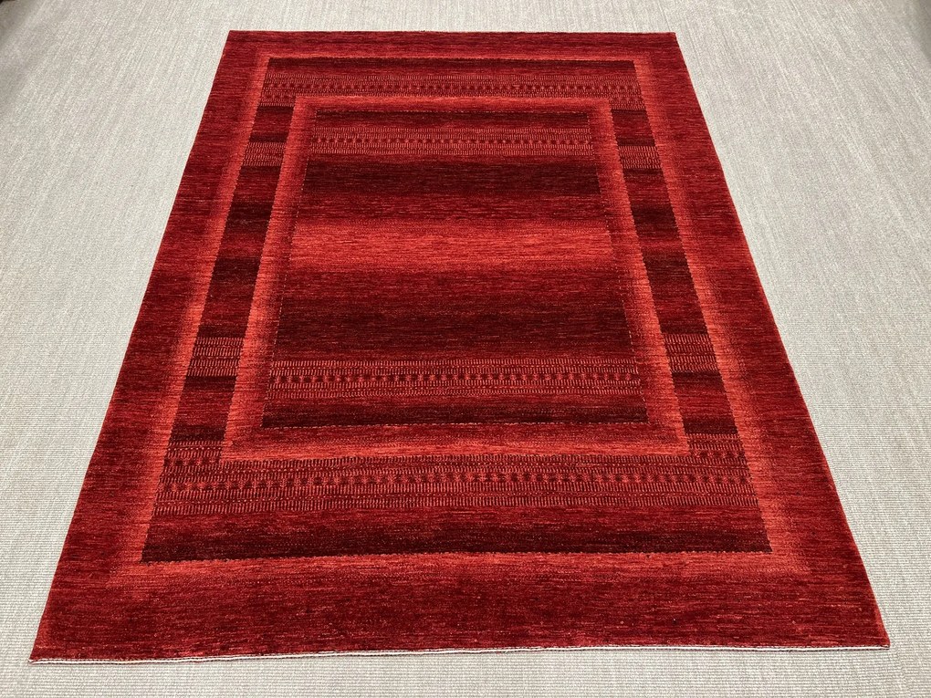 Loribaft Tappeto 230x300 Rosso (Iran) Annodato A Mano