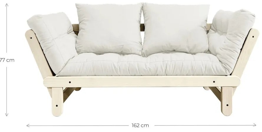 Divano variabile Naturale Chiaro/Grigio Beat - Karup Design