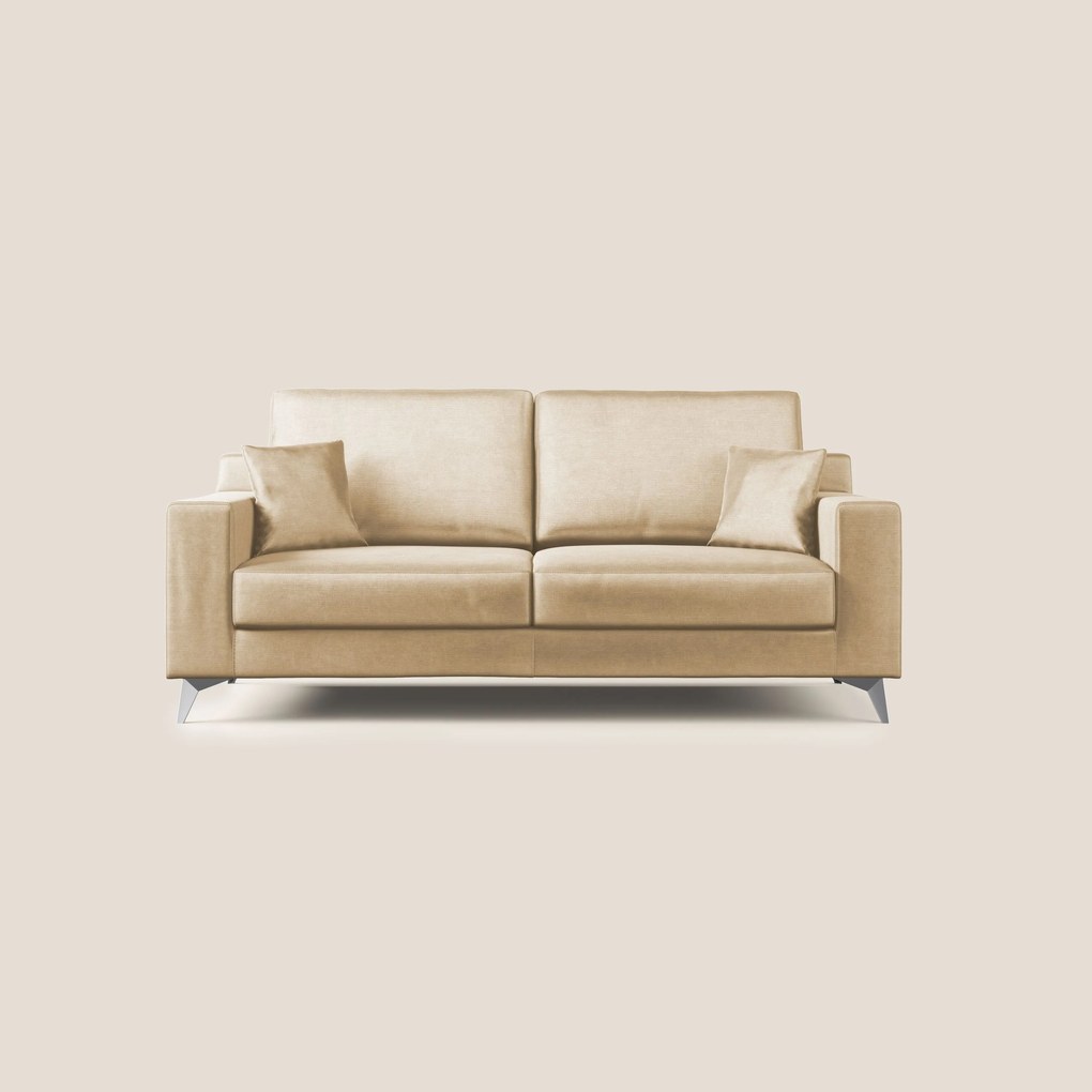 Michael divano moderno in morbido velluto impermeabile T01