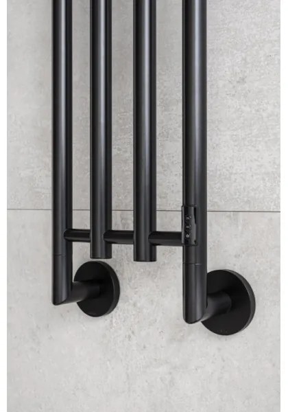 P.M.H. MO1B-R - Scaldasalviette elettrico MONA 93W/230V 153,3 cm IP44 nero