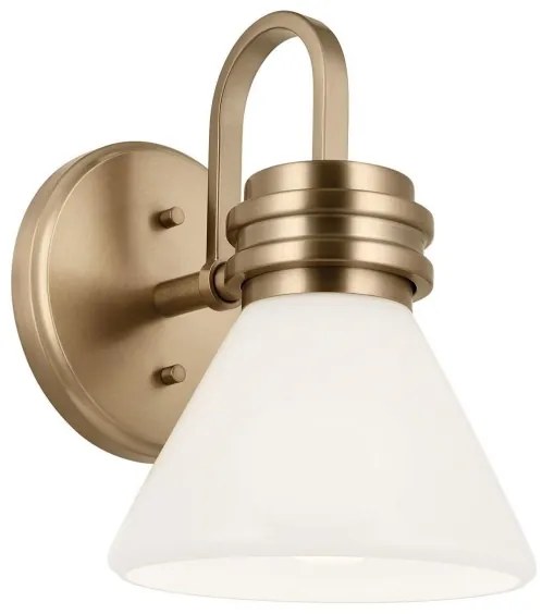 Kichler KL-FARUM1-CPZ - LED Lampada da bagno FARUM 1xG9/3W/230V ottone