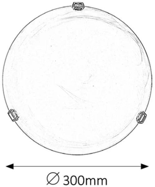 Rabalux 3201 - Plafoniera ALABASTRO 1xE27/60W/230V vetro alabastrino