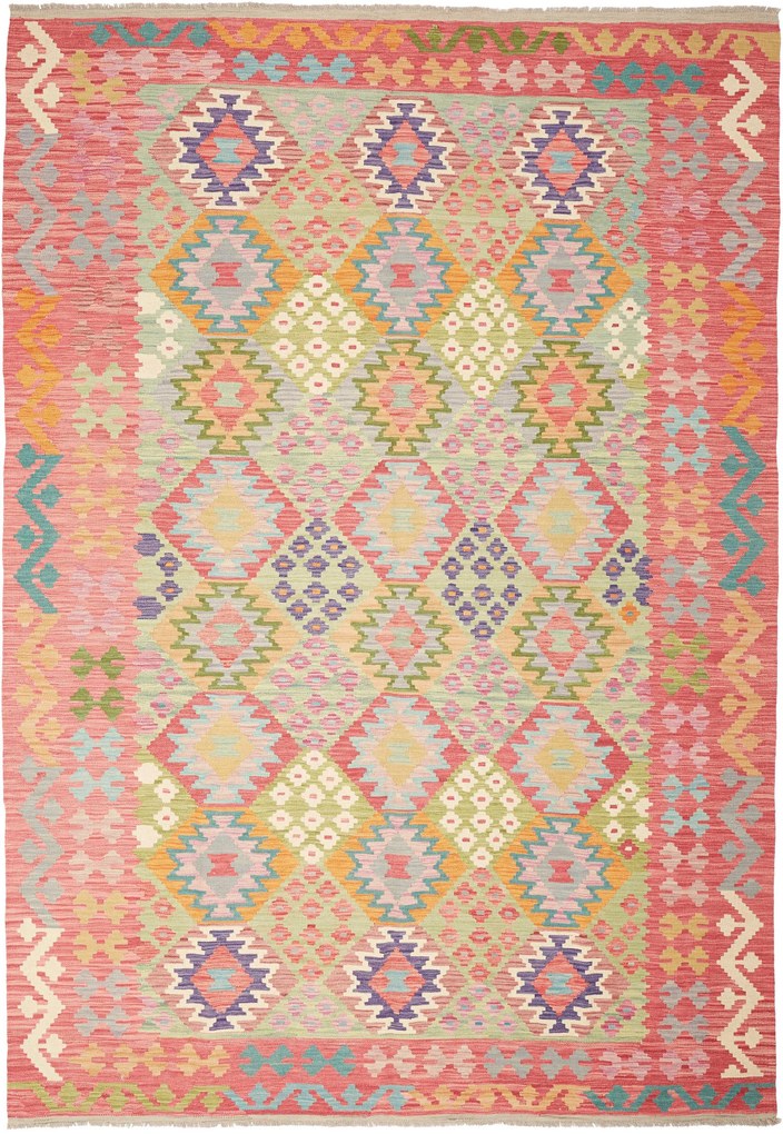 Kilim Tappeto 290 x 210 (Pakistan) Tessuto A Mano