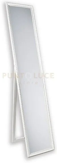 Loreley specchio da terra con cornice lavorata con ganci x installa...