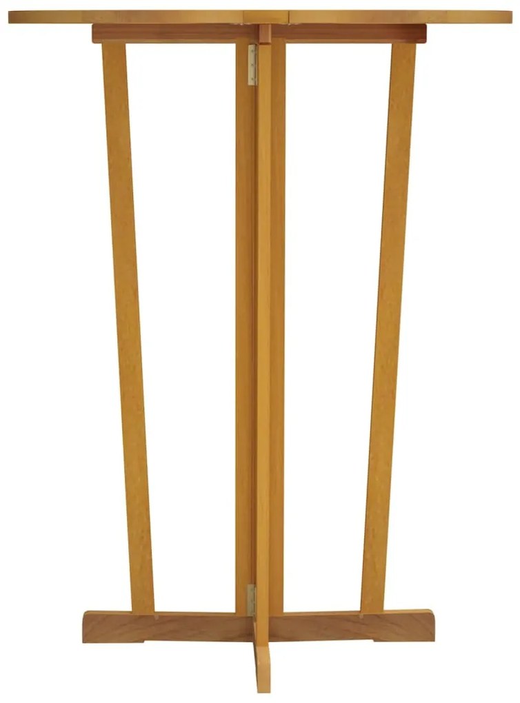 Tavolo da bar pieghevole 90x65x105 cm in legno massello di teak