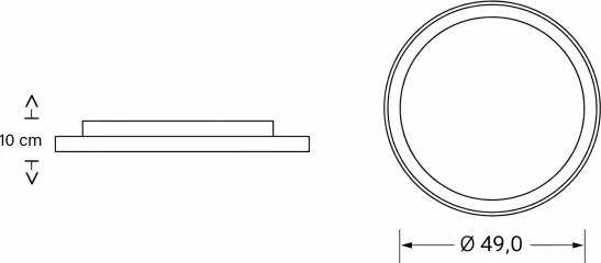 Brilagi - Plafoniera LED dimmerabile da soffitto per cameretta ASTRO LED/68W/230V 3000-6000K +telecomando