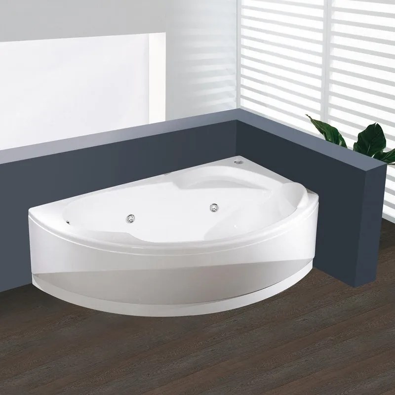 Vasca idromassaggio SAMOA bianco 150 x 85 cm dx 5 bocchette jets orientabili