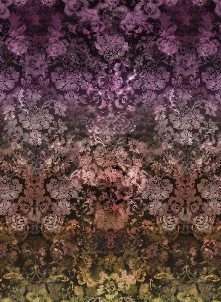 Designers Guild Carta da parati panoramica Tarbana Damask - Amethyst