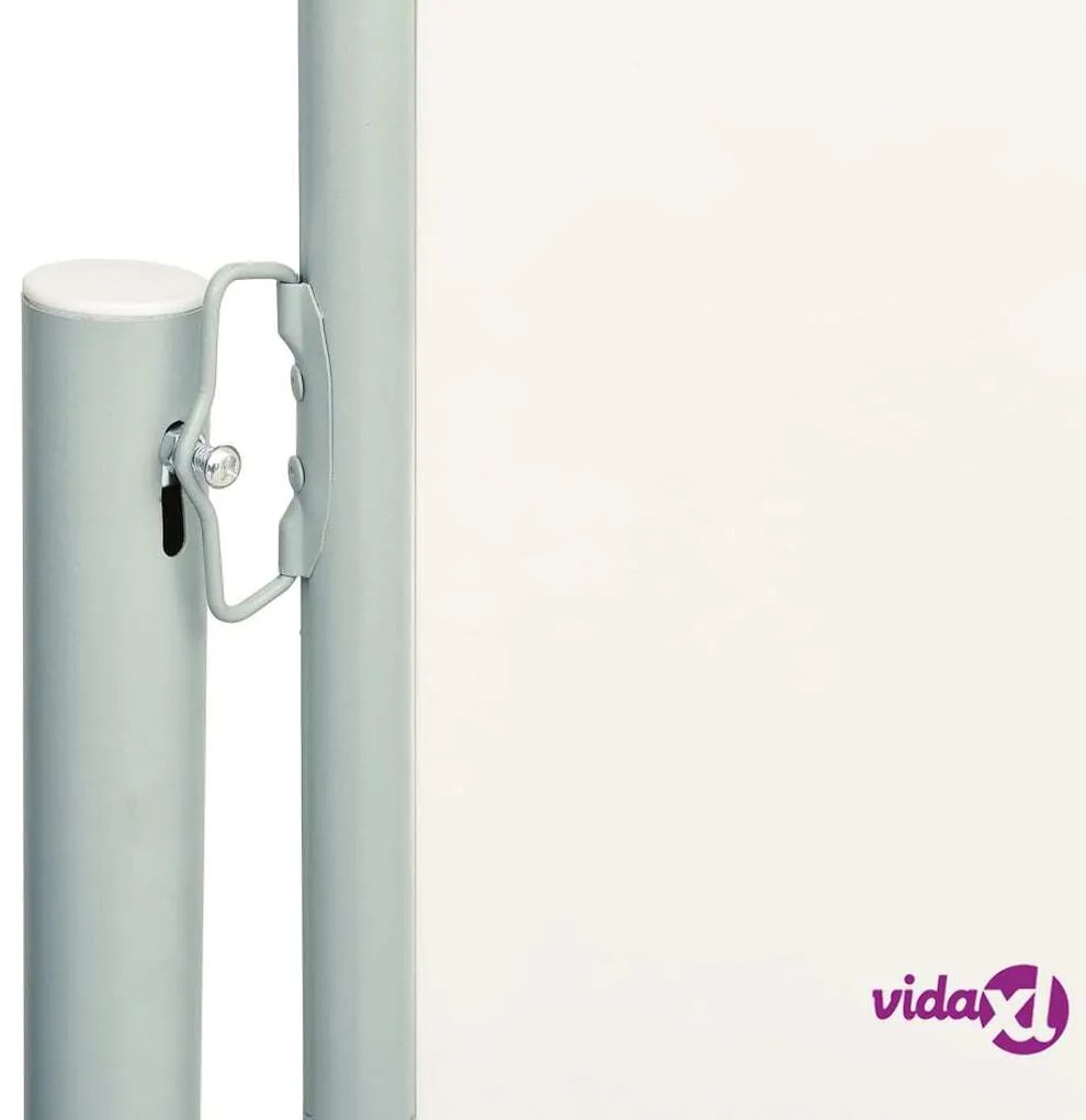 vidaXL Tenda Laterale Retrattile per Patio 220x600 cm Crema
