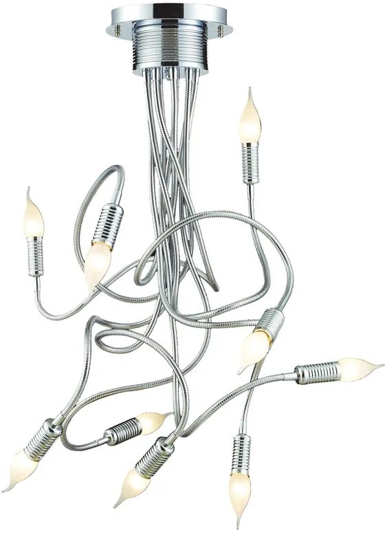 Plafoniera moderno PLAFO MELODIA CROMO 9XE14 cromo9XE14