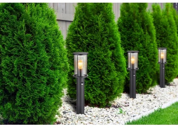 Globo 31362S - Lampada da esterno con sensore GRACEY 1xE27/60W/230V 60 cm IP54