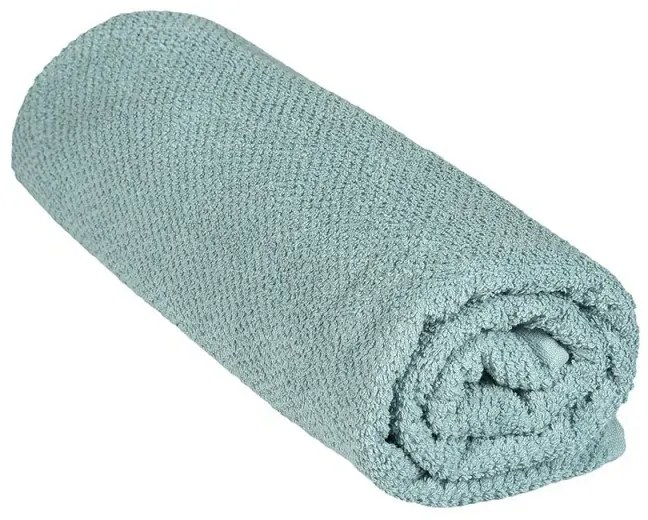 Telo bagno per doccia 90x140 cm verde acqua in cotone 100%