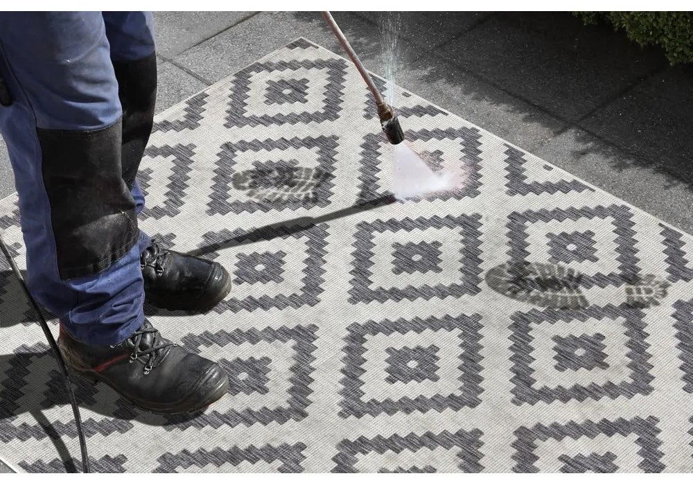 Tappeto grigio per esterni , 200 x 290 cm Malta - NORTHRUGS