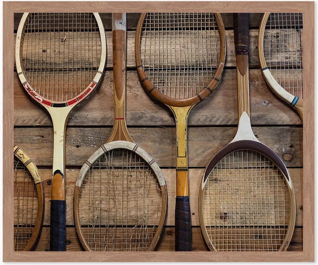 Foto incorniciata Retro Rackets, varie misure