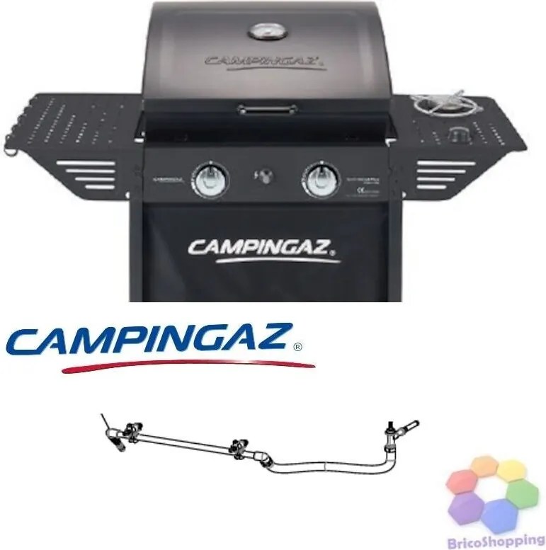 4784 Rampa Con Ugelli Per Barbecue Campingaz Xpert 100 Ls Plus Rocky Con Fornellino