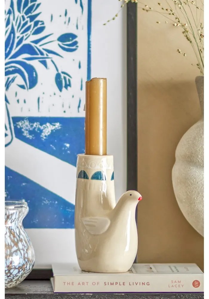 Candeliere in gres Trudy - Bloomingville