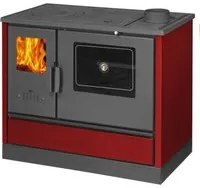 CUCINA A LEGNA CON FORNO 7,7 KW BORDEAUX