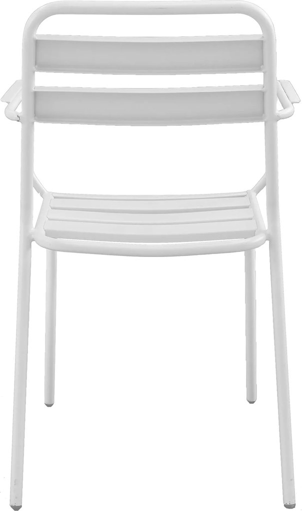 ROMANUS - poltrona da giardino impilabile in ferro