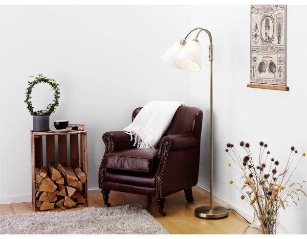 Cottex A1979AV - Lampada da terra DUETT 2xE27/60W/230V