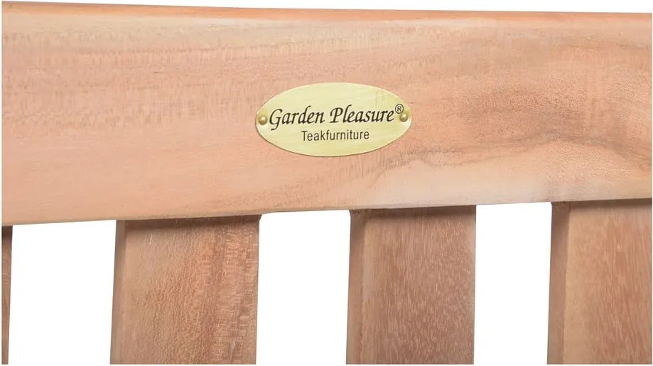 Panca da giardino di colore naturale in legno massiccio Solo – Garden Pleasure