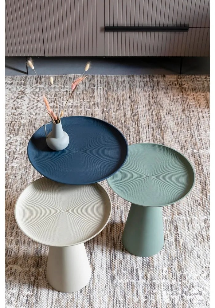 Tavolino rotondo in metallo ø 34,5 cm Ringar – White Label