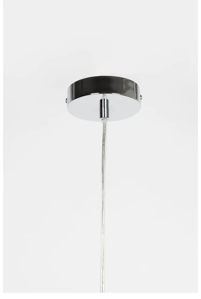 Lampada a sospensione grigia con paralume in vetro ø 20 cm Anshin - White Label