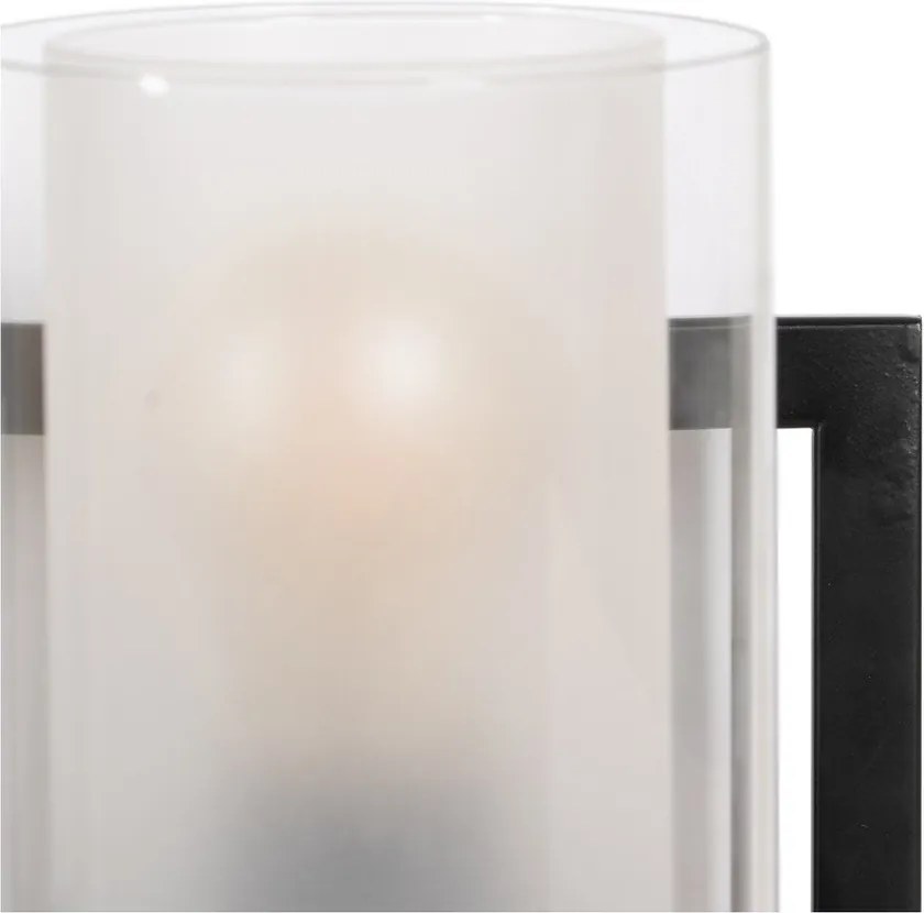 Lampada da parete in bianco e nero - Ixia