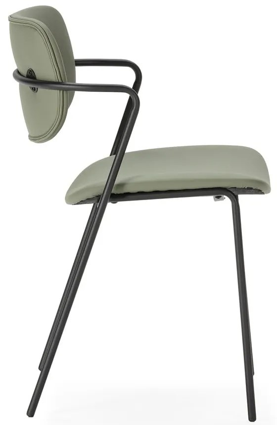 Set di sedie da pranzo kaki 2 pz Maika - Marckeric