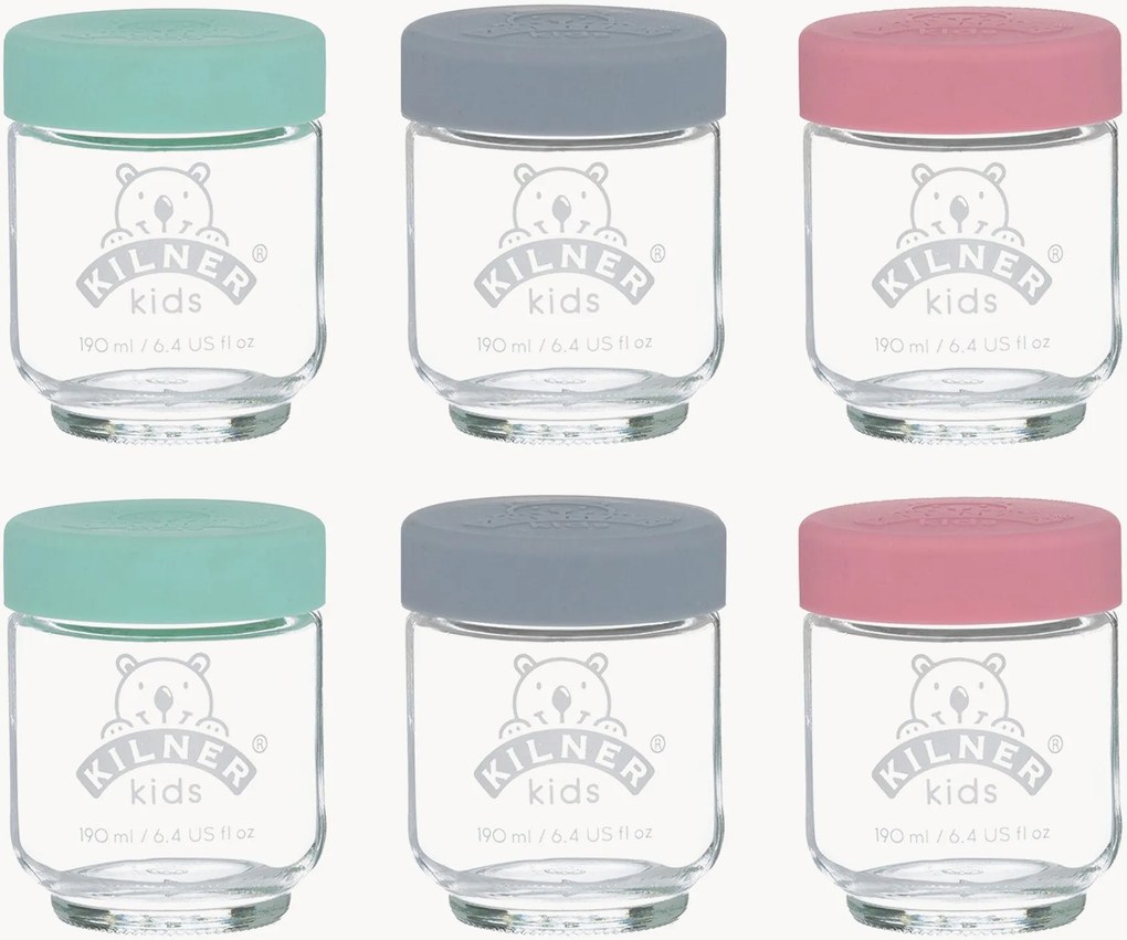 Barattoli in vetro Kilner Kids, set da 24
