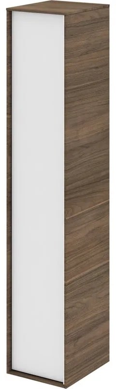 Colonna per mobile bagno Neo SENSEA 1 anta P 35 x L 30 x H 154 cm bianco laccato legno