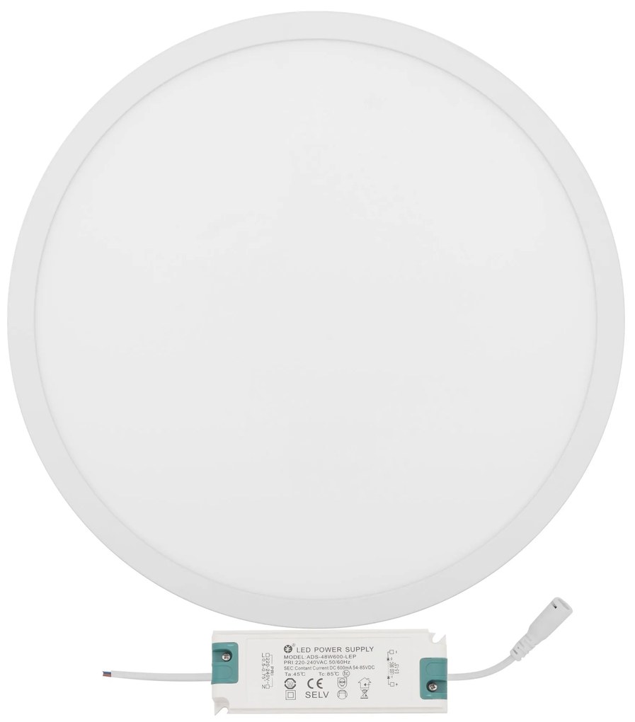 PANNELLO LED DI SUPERFICIE ROTONDO BIANCO 42W