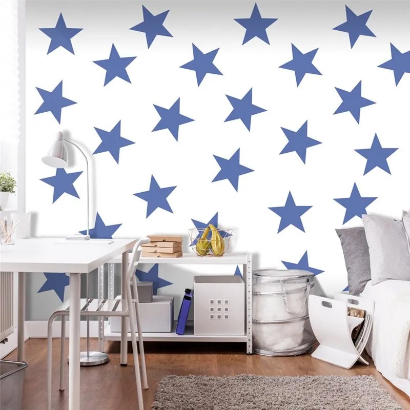 Fotomurale  Blue Star  Colore Blu, Dimensioni e Misure 100x70