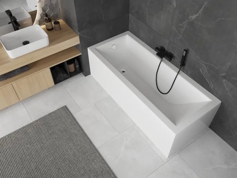 Mexen Cubik vasca rettangolare 180 x 80 cm con guscio, bianca - 55031808000X