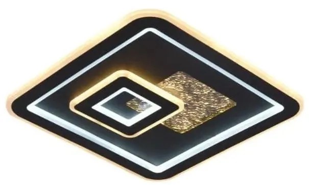 Plafoniera LED dimmerabile LED/110W/230V nero + telecomando