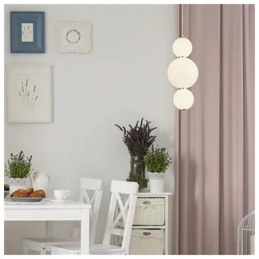 Searchlight 51022-3CC - Lampadario LED su corda SNOWBALL LED/18W/230V