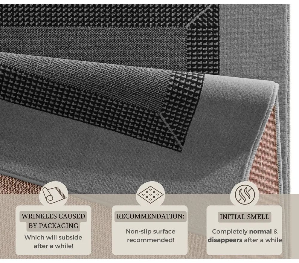 Tappeto grigio , 200 x 290 cm Basic - Hanse Home